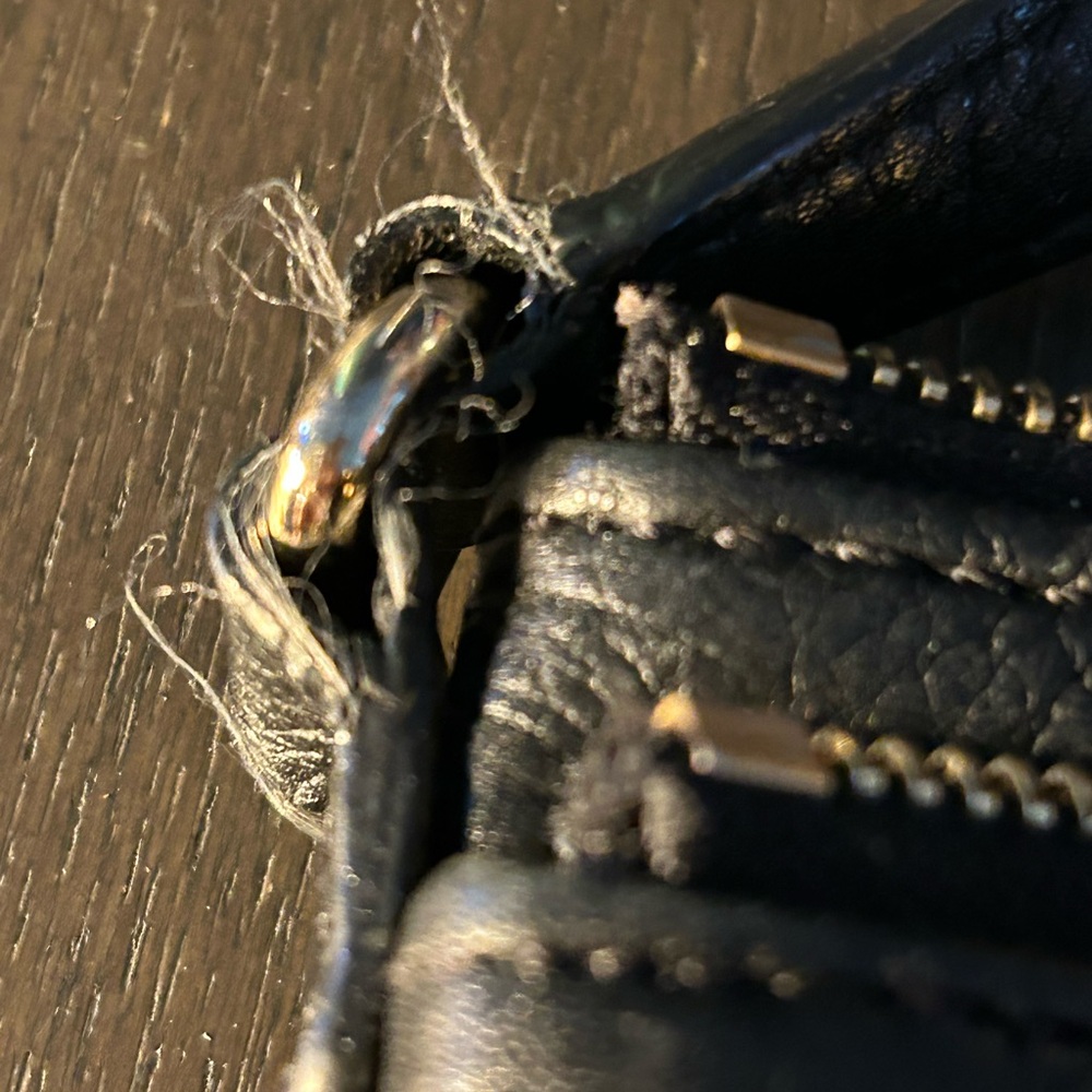 Michael Kors Black Leather Crossbody Bag - Picture 10 of 10